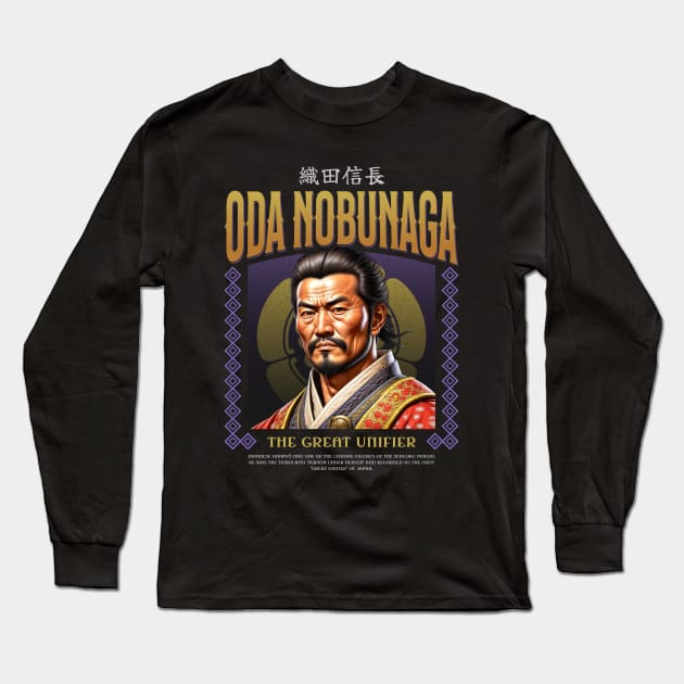 Oda Nobunaga Long Sleeve T-Shirt by Garment Monkey Co.